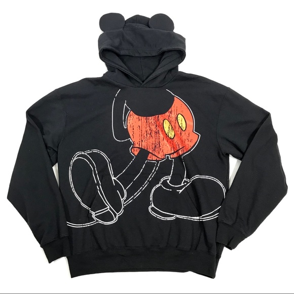 Mickey Mouse Sweater With Ears Top 